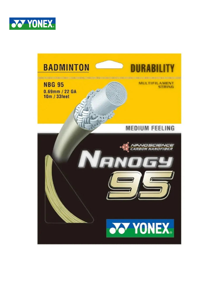Yonex String Nanogy 95 Cosmic Gold Single Pack 10M – mysports.stores
